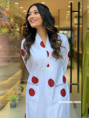 COFFEE POLKA DRESS