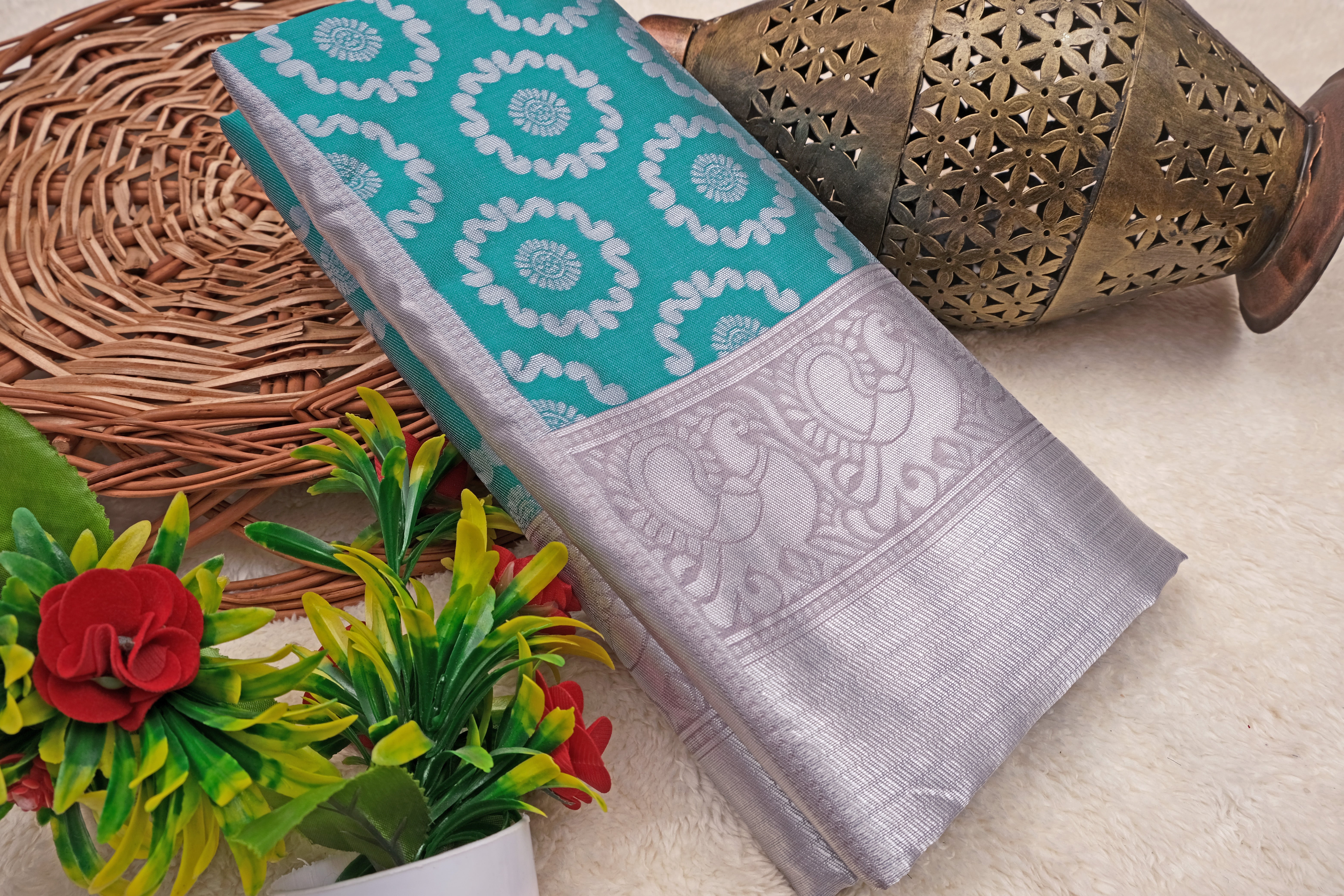 SOFT LICHI SILK SAREE