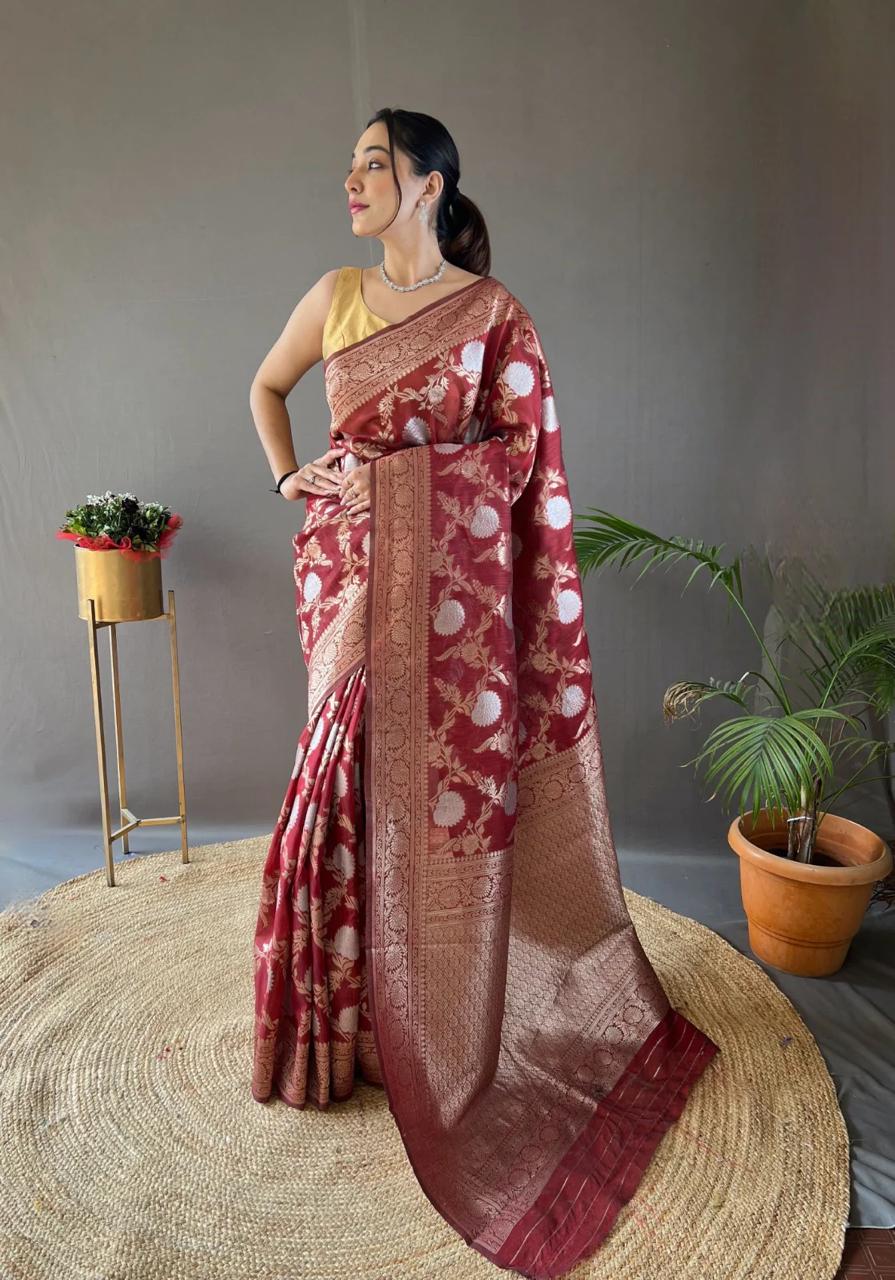 BANARASI SOFT SILK SAREE