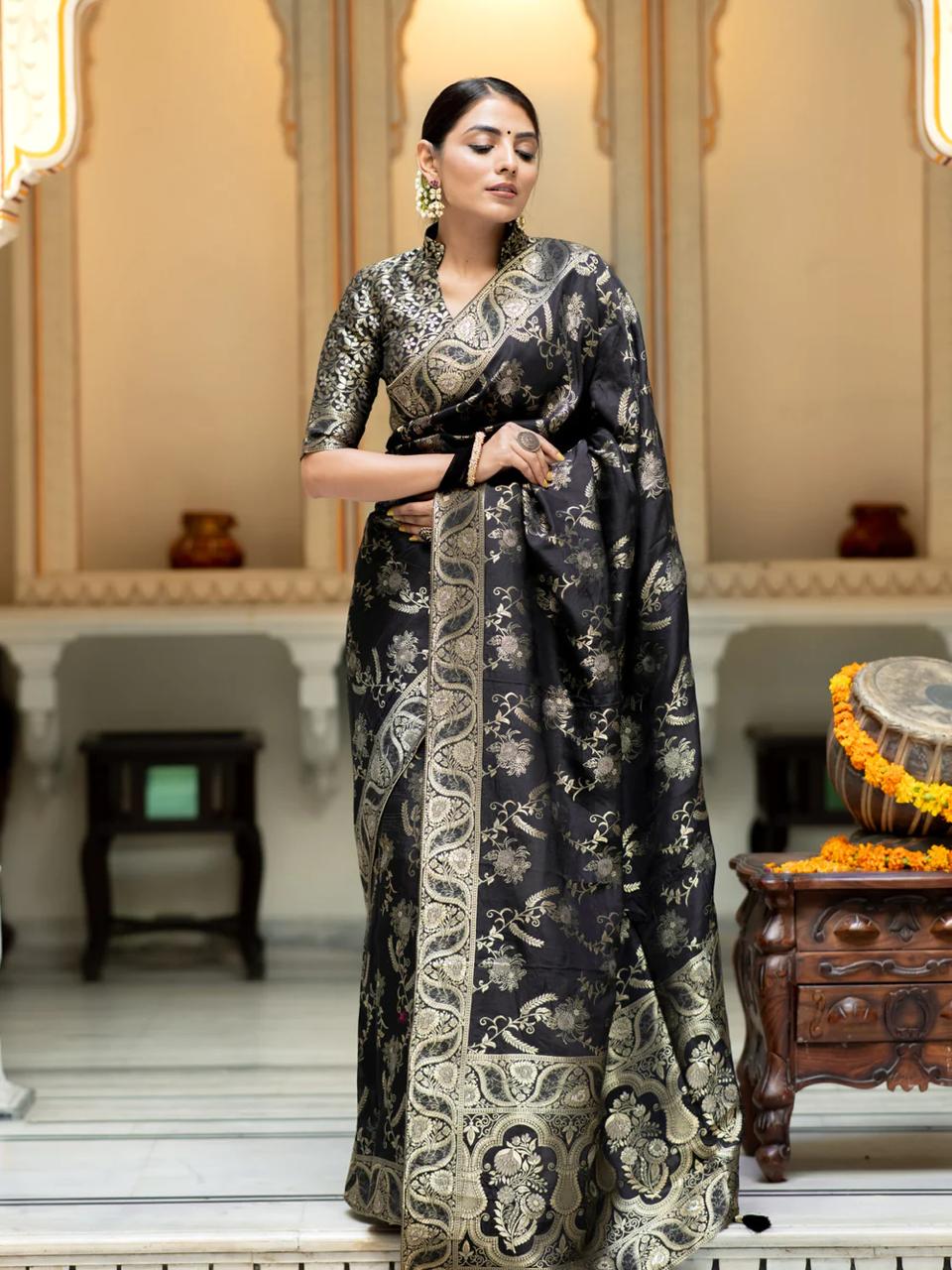 BANARASI SOFT SILK SAREE