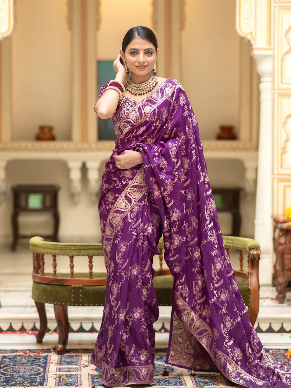 BANARASI SOFT SILK SAREE