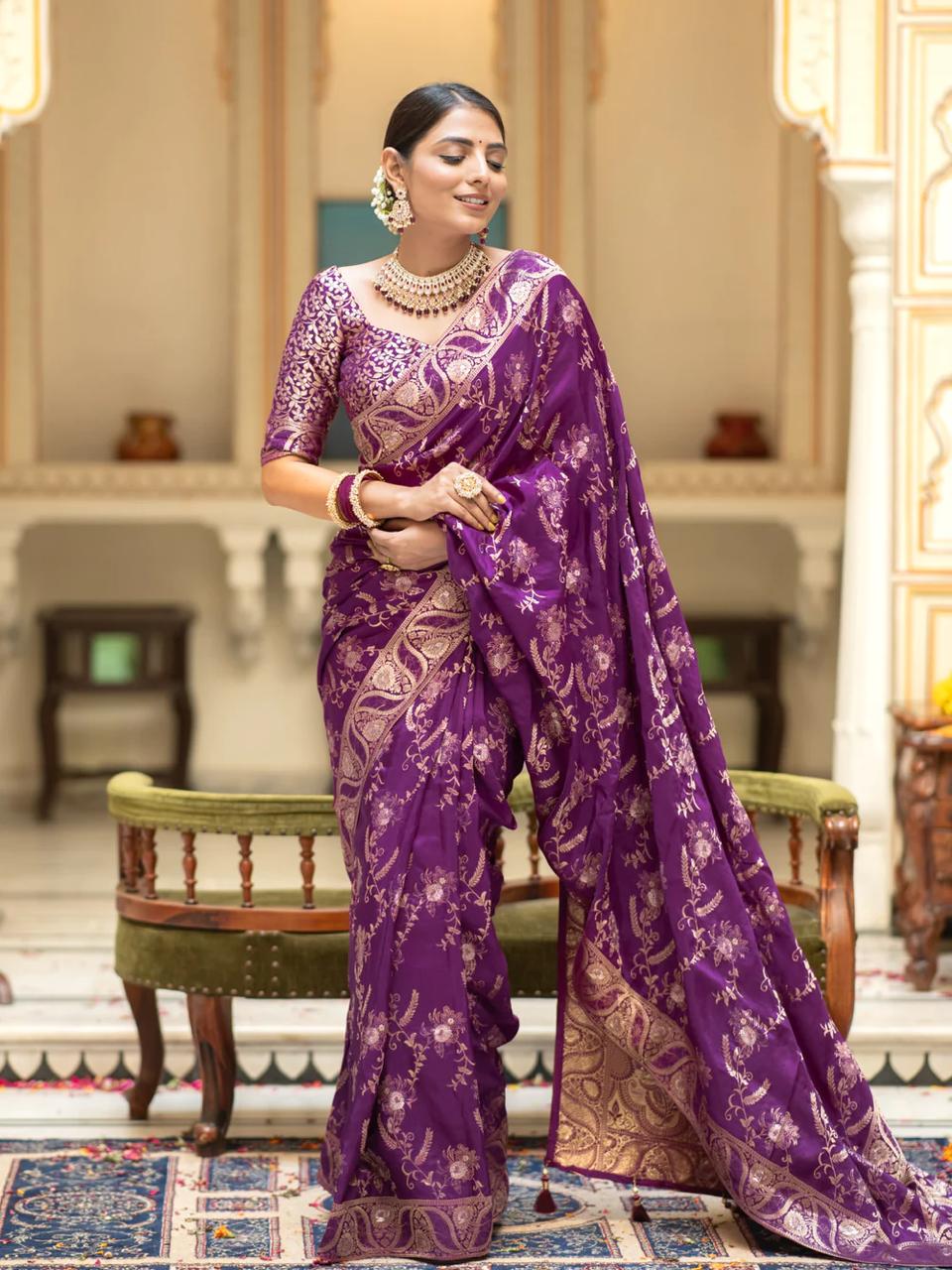 BANARASI SOFT SILK SAREE