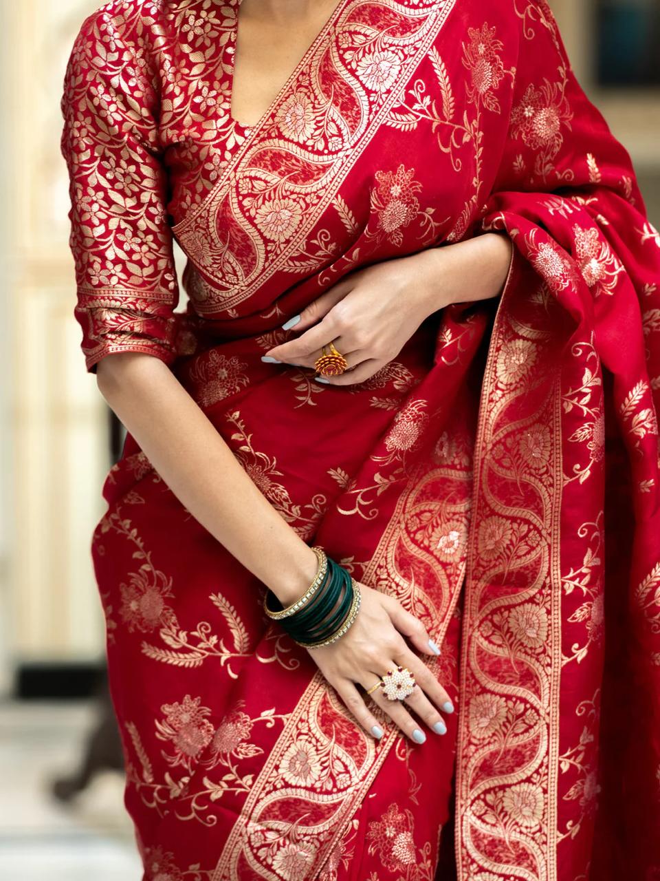 BANARASI SOFT SILK SAREE