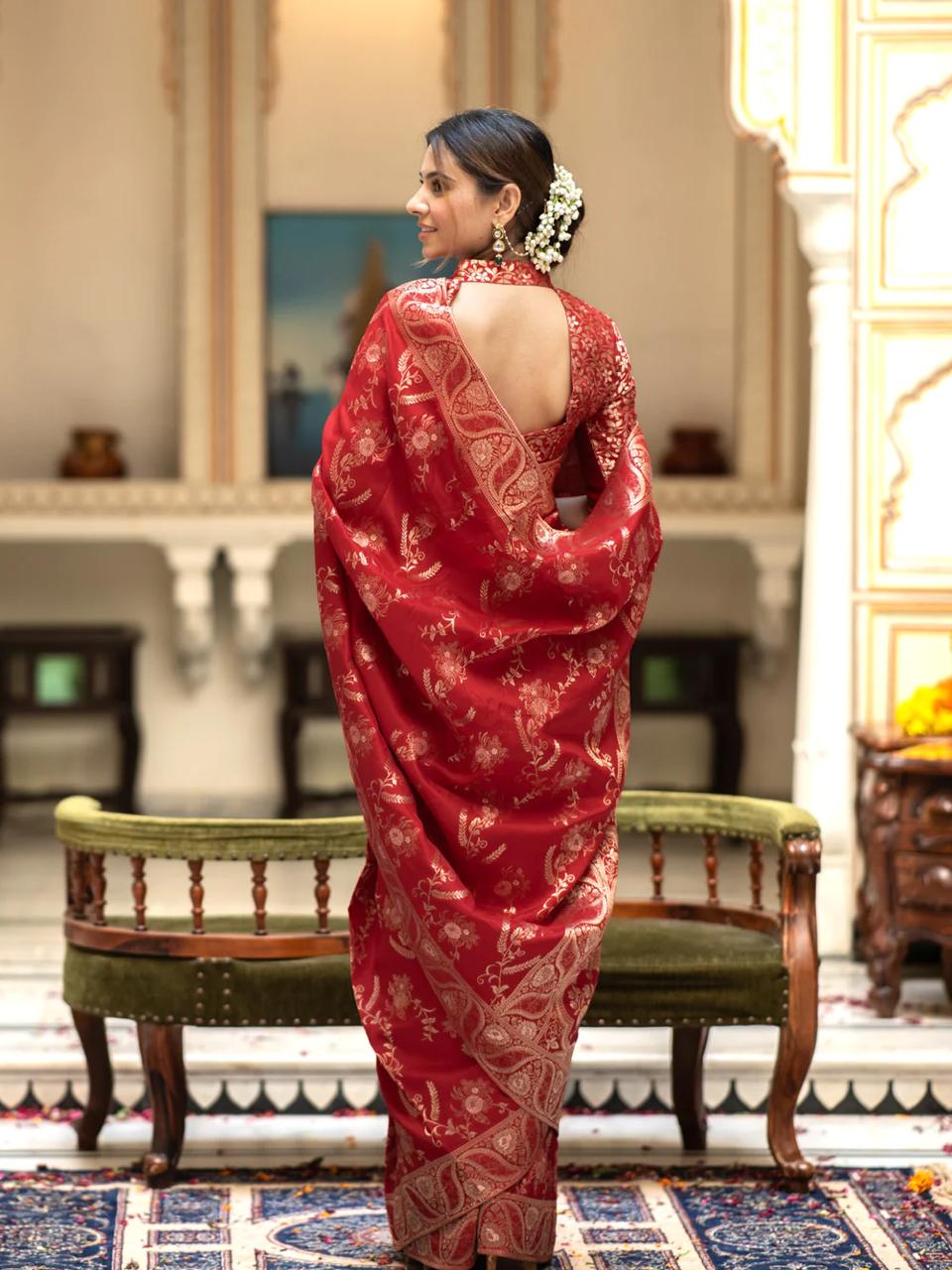 BANARASI SOFT SILK SAREE