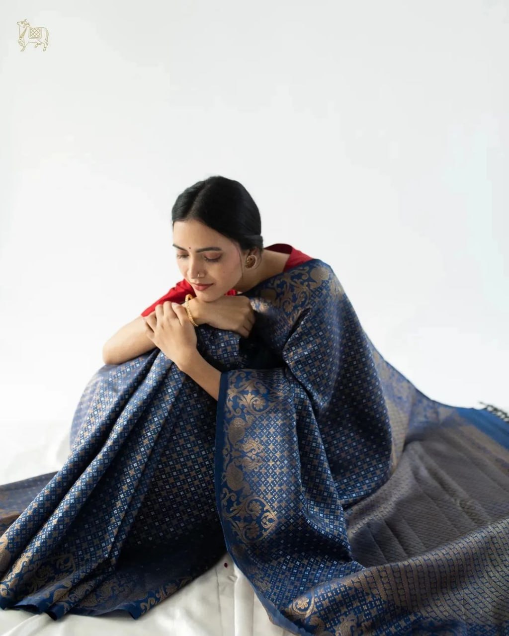 SILK THREADS WOVEN USING INTRICATE TECHNIQUES. SAREES WITH HEAVY BROCADE WORK AND GOLD  ZARI WORK ARE ITS MOST STRIKING FEATURES