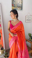 SOFT LICHI SILK SAREE