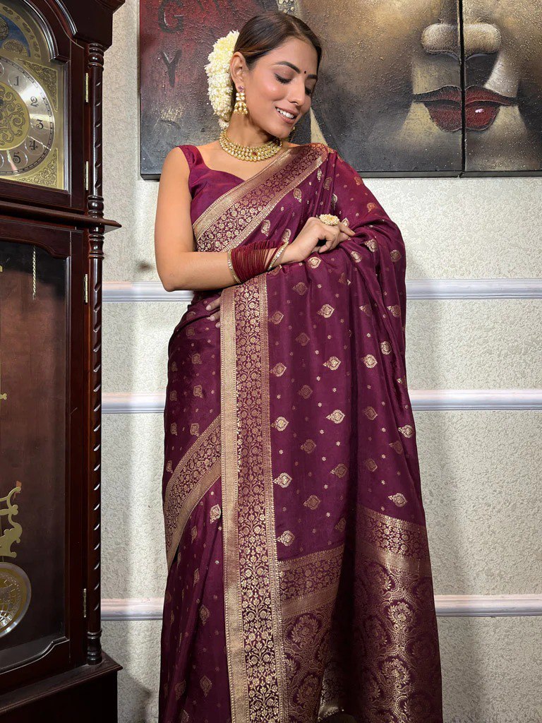 BANARASI SOFT SILK SAREE