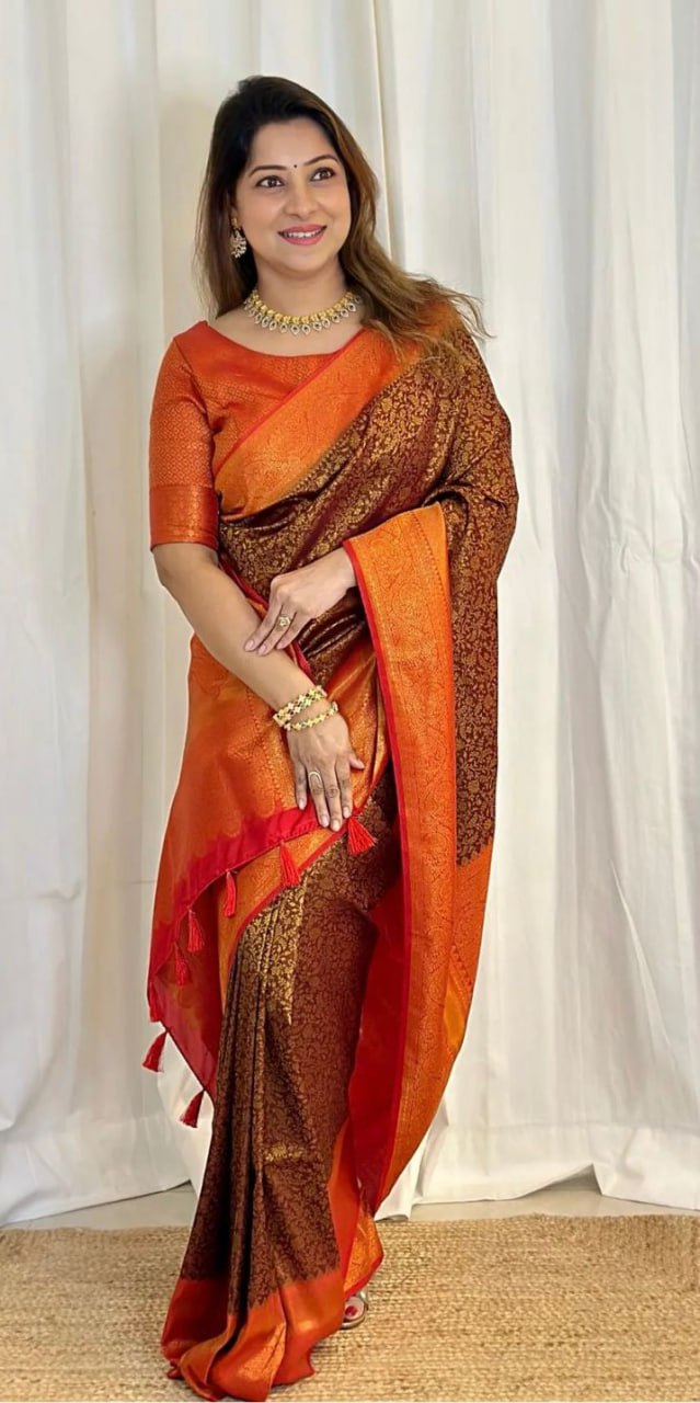 BANARASI SOFT SILK SAREE