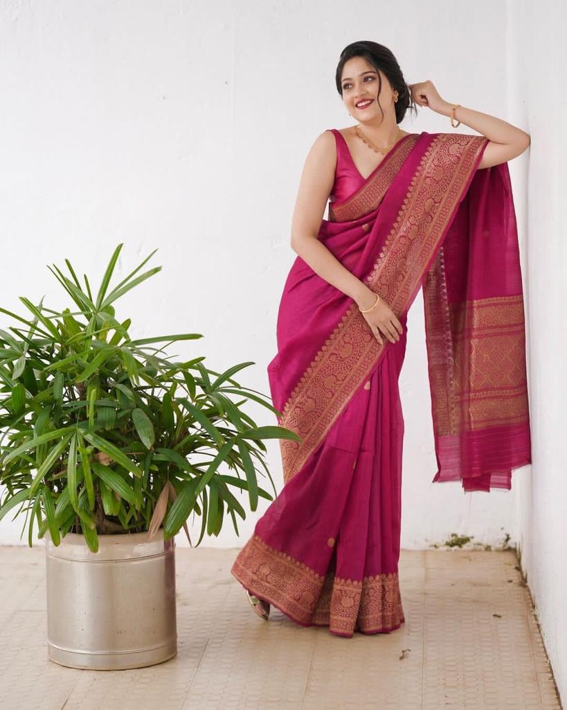 BANARASI SOFT SILK SAREE