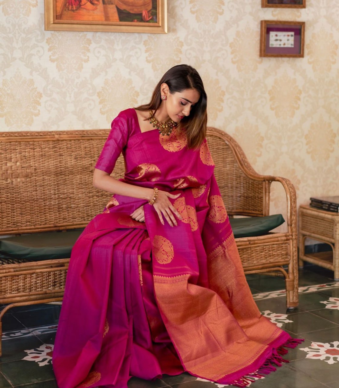 BANARASI SOFT SILK SAREE