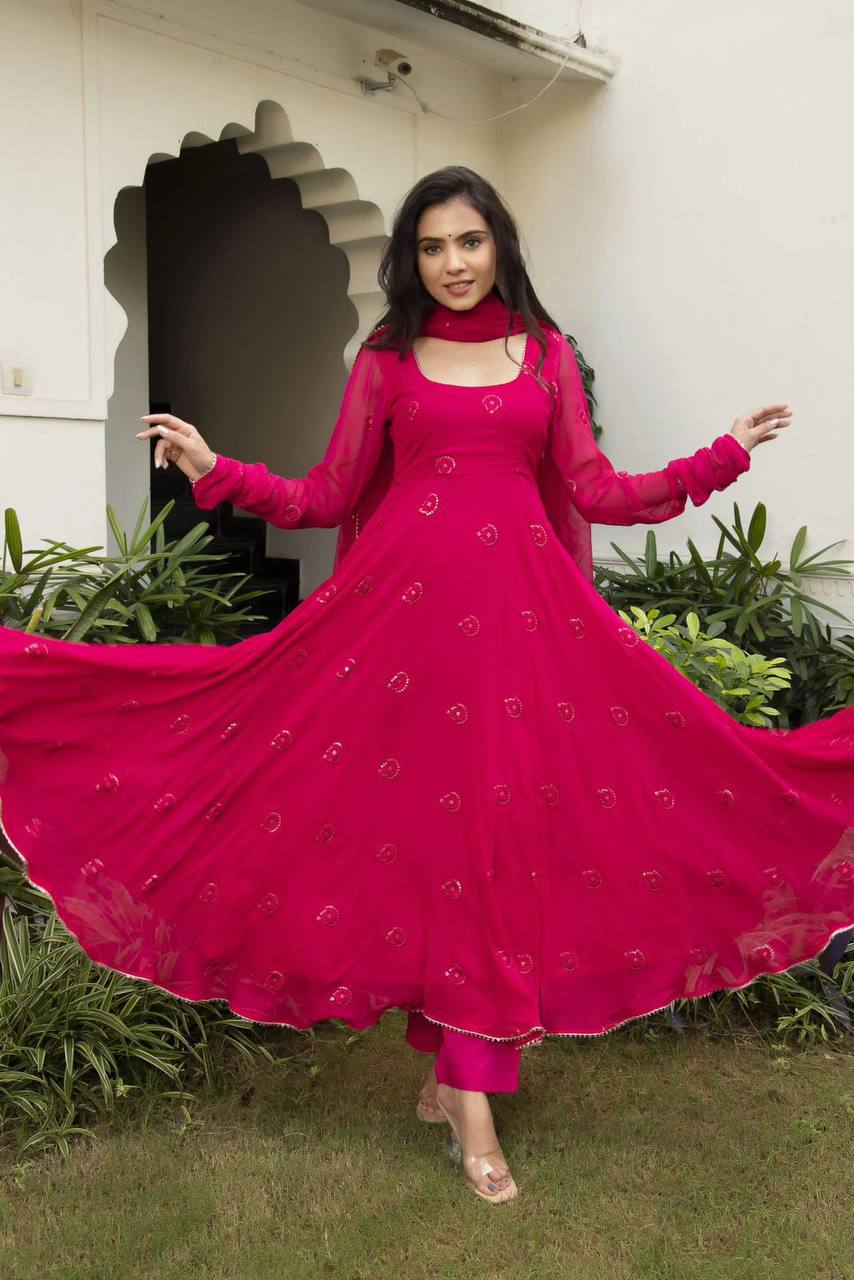 Anarkali  gown