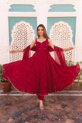 Anarkali  gown