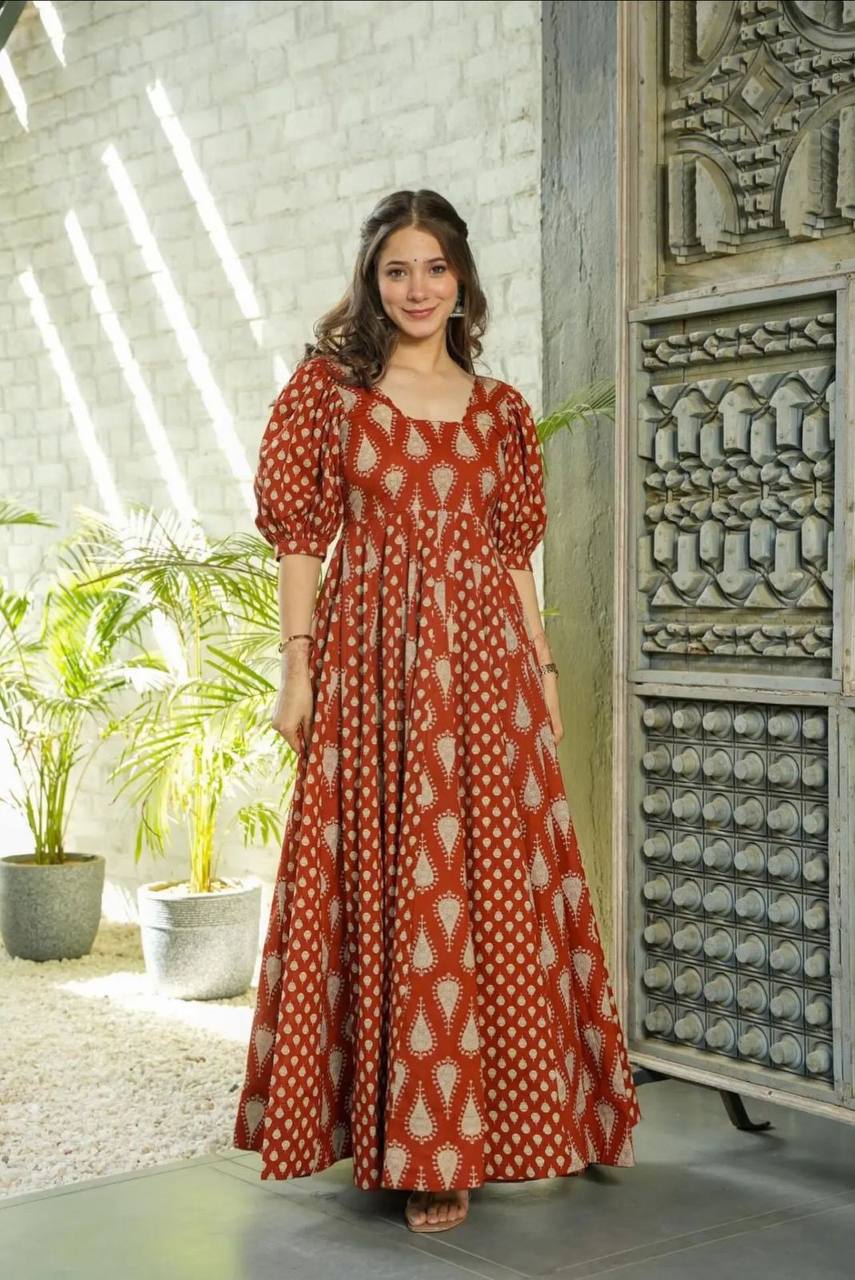 ANARKALI HEAVY COOL COTTON SET