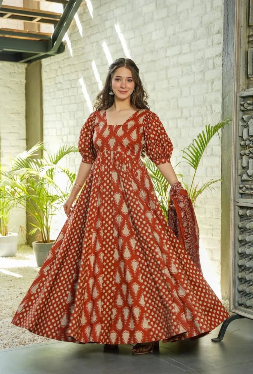 ANARKALI HEAVY COOL COTTON SET