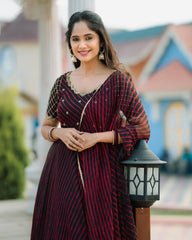 Anarkali gown