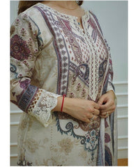 Ivory Digital Printed Kurta Set